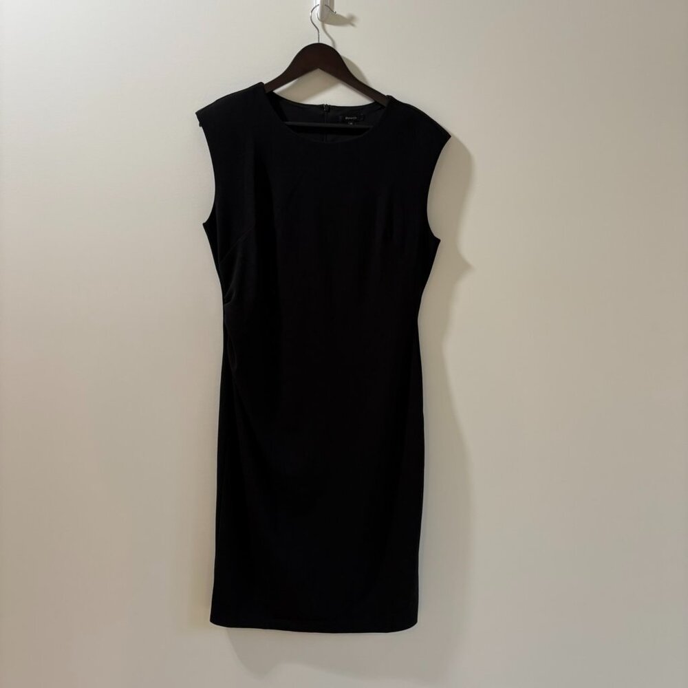 RW&CO Black Sleeveless Sheath Dress – Size L – Classic Workwear LBD